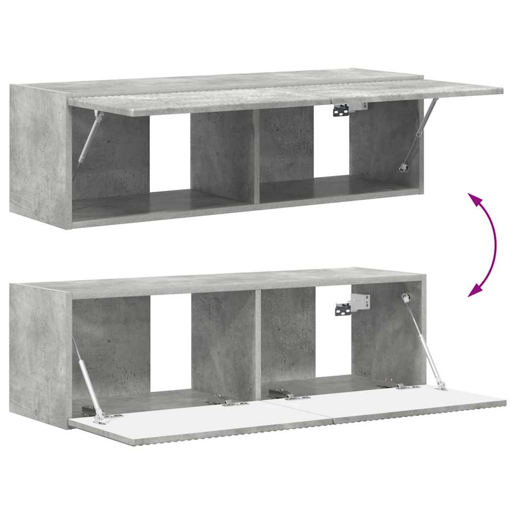 TV Wall Cabinet 98 x 31 x 29.5 cm Concerte Engineered Wood