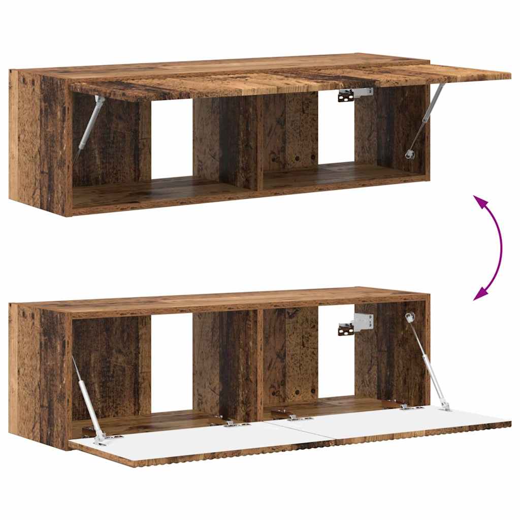 TV Wall Cabinet 98 x 31 x 29.5 cm Old Wood Engineered Wood