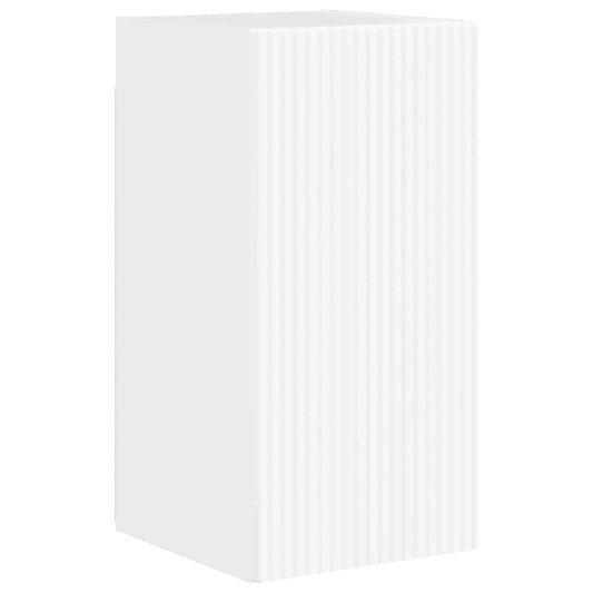 TV Wall Cabinet 30 x 31 x 60 cm Gloss White Engineered Wood