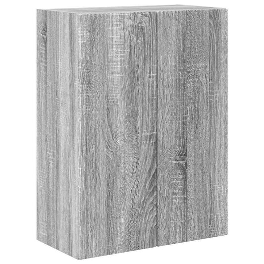 TV Wall Cabinet 59.5 x 31 x 80 cm Grey Sonoma Engineered Wood
