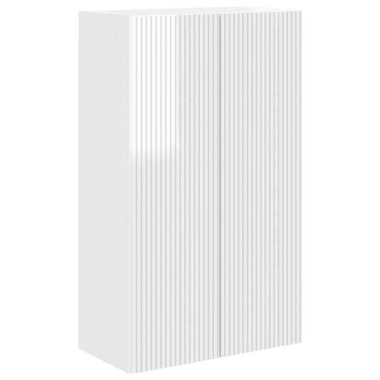 TV Wall Cabinet 59.5 x 31 x 100 cm High Gloss White