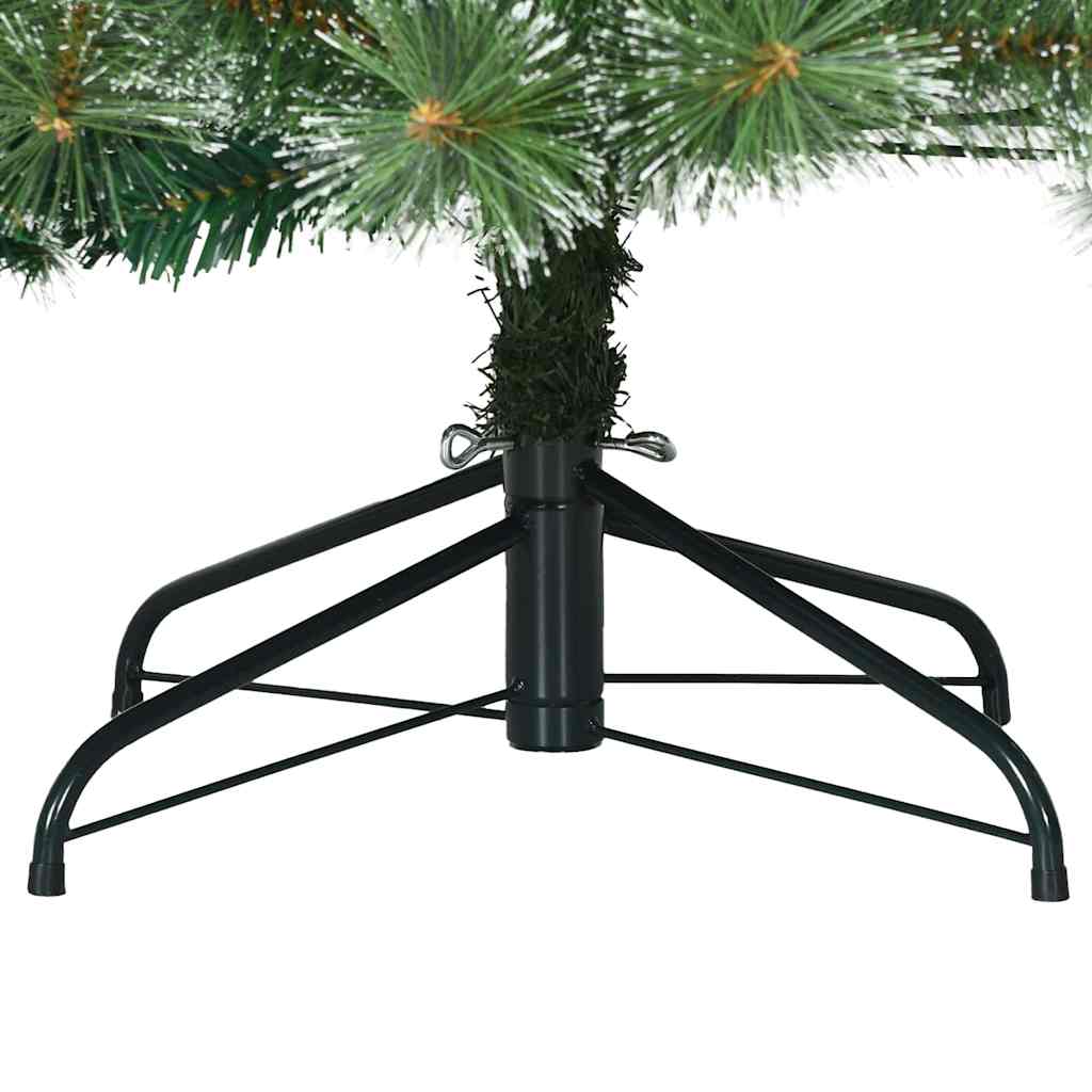 Artificial Hinged Christmas Tree Snow Flocked White 240 cm