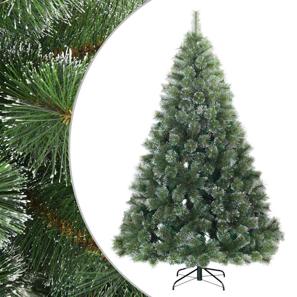Artificial Hinged Christmas Tree Snow Flocked White 240 cm