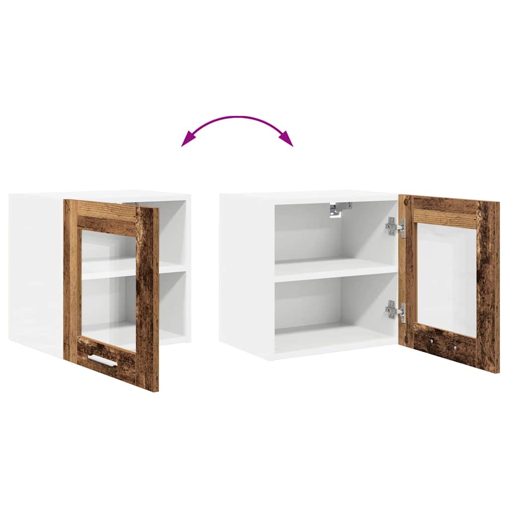 Hanging Cabinet Old Wood 40 x 31 x 40 cm Engineered Wood