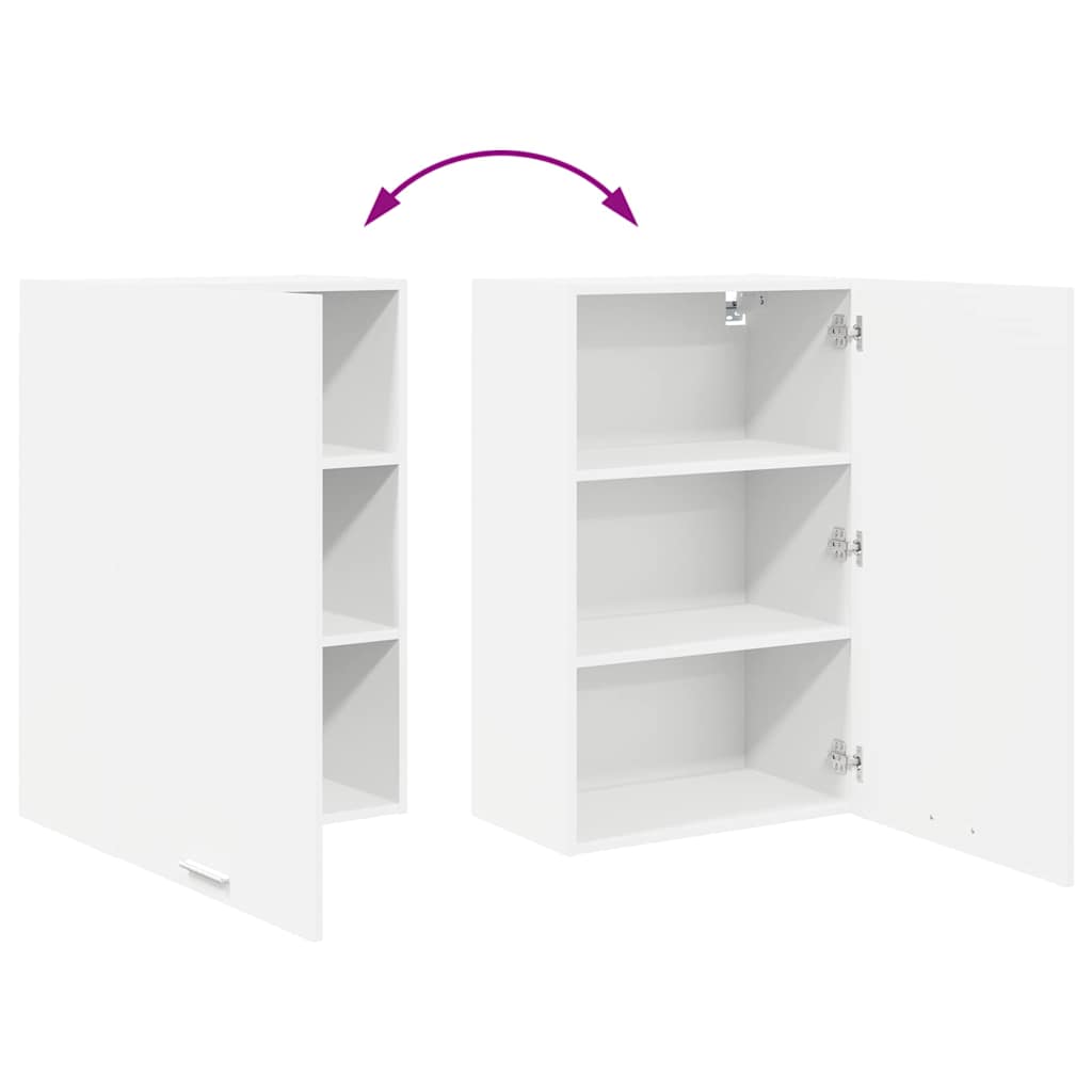 Hanging Cabinet White 50 x 31 x 80 cm Engineered Wood