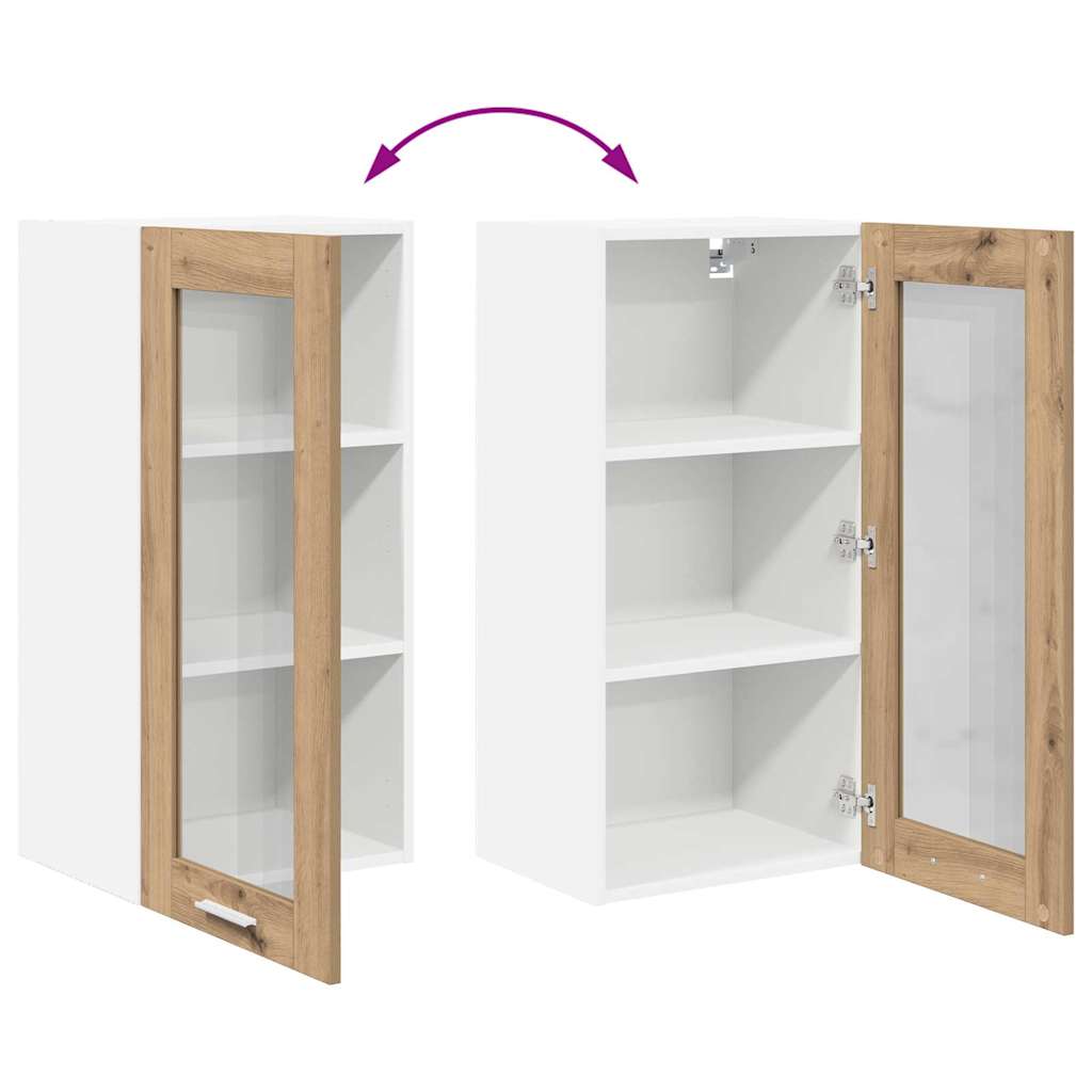Hanging Cabinet Artisan Oak 40 x 31 x 80 cm Engineered Wood