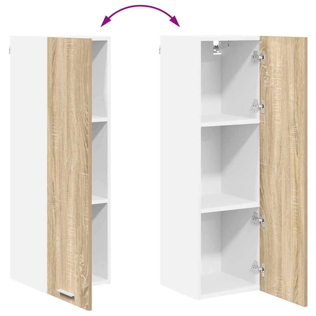 Hanging Cabinet Sonoma Oak 30 x 31 x 100 cm Engineered Wood
