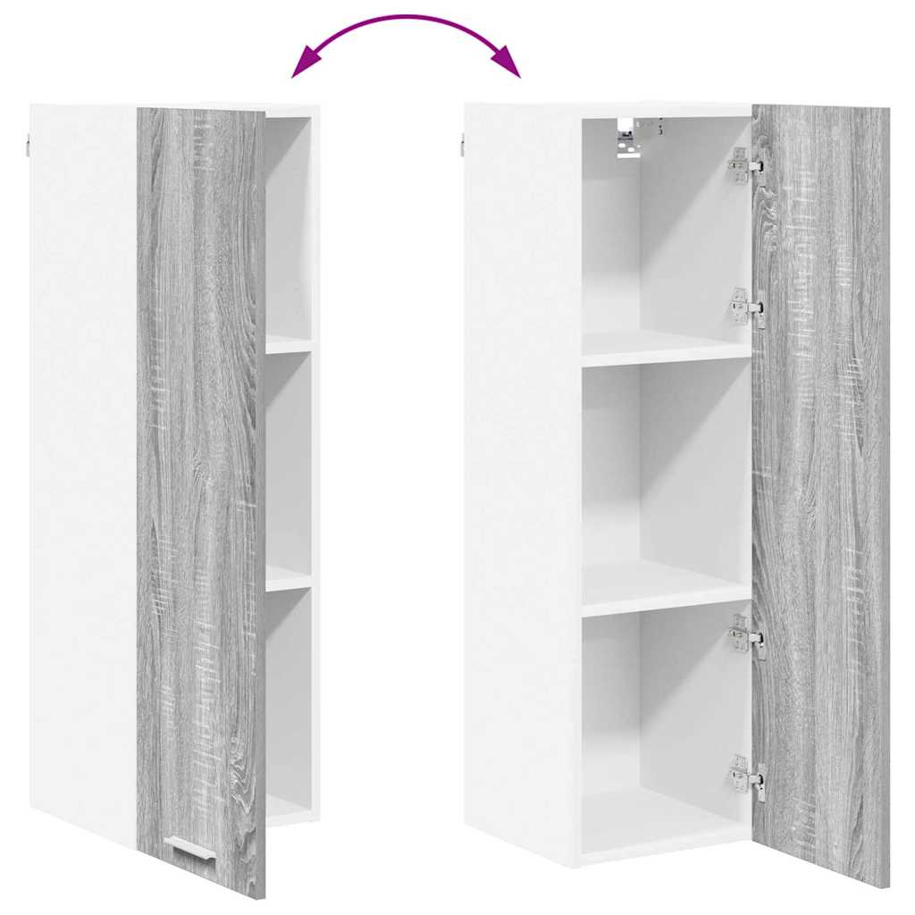 Hanging Cabinet Grey Sonoma 30 x 31 x 100 cm Engineered Wood