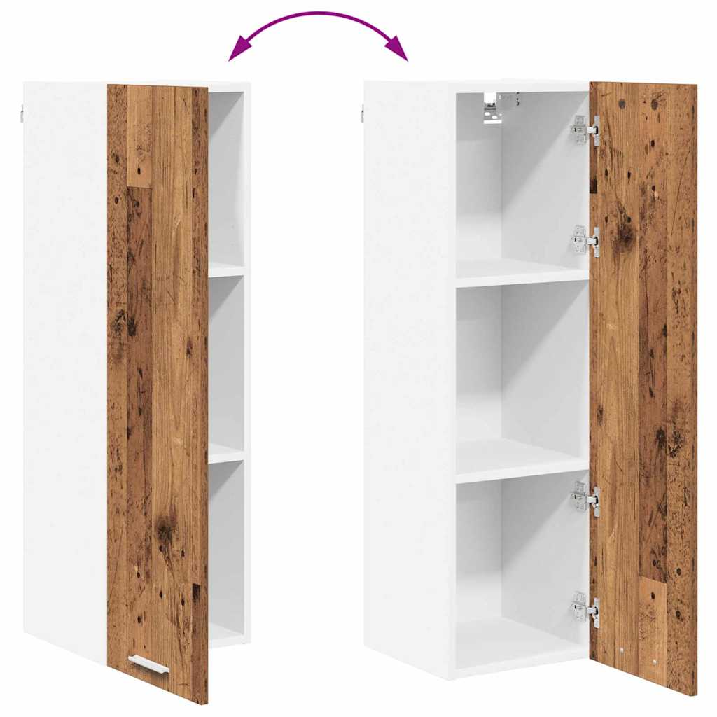 Hanging Cabinet Old Wood 30 x 31 x 100 cm Engineered Wood