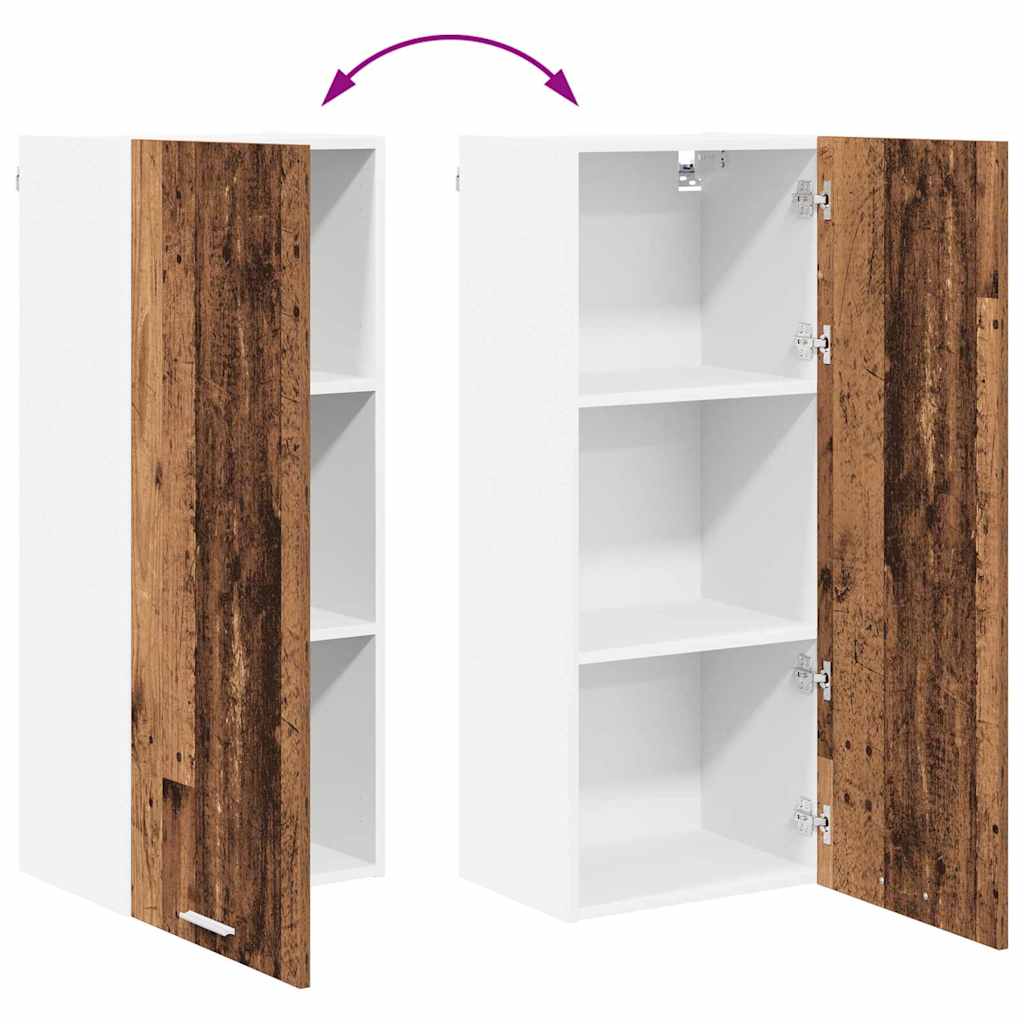 Hanging Cabinet Old Wood 40 x 31 x 100 cm Engineered Wood