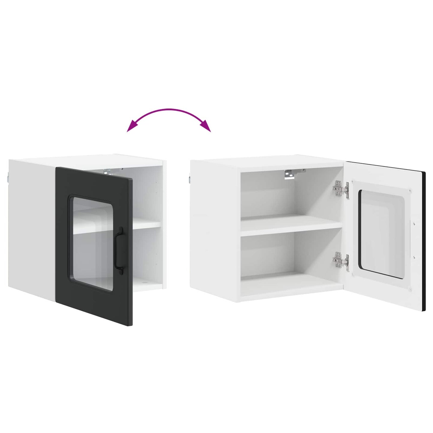 Dishwasher Panel Kalmar Black 40 x 31 x 40 cm Engineered Wood