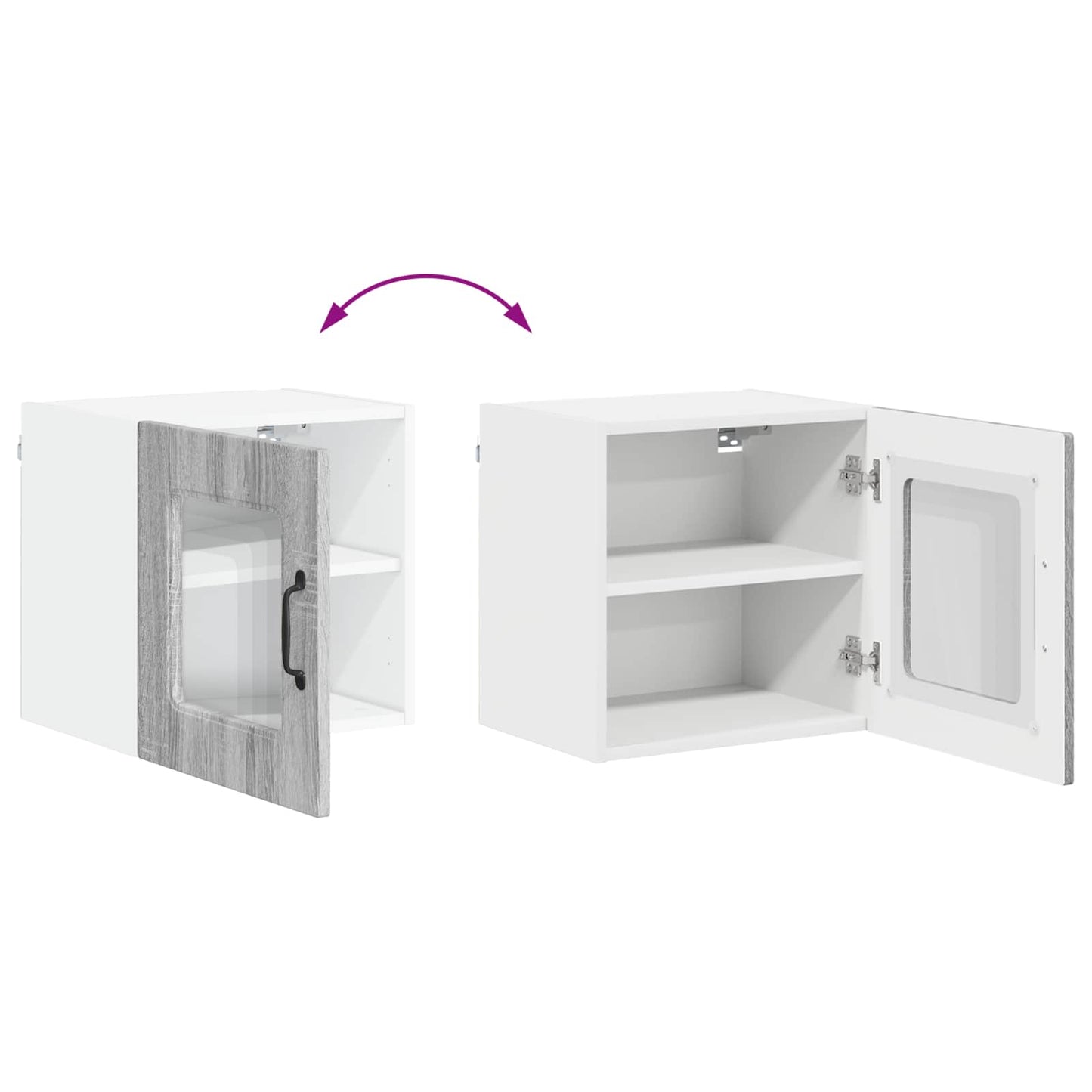 Dishwasher Panel Kalmar Grey Sonoma 40 x 31 x 40 cm