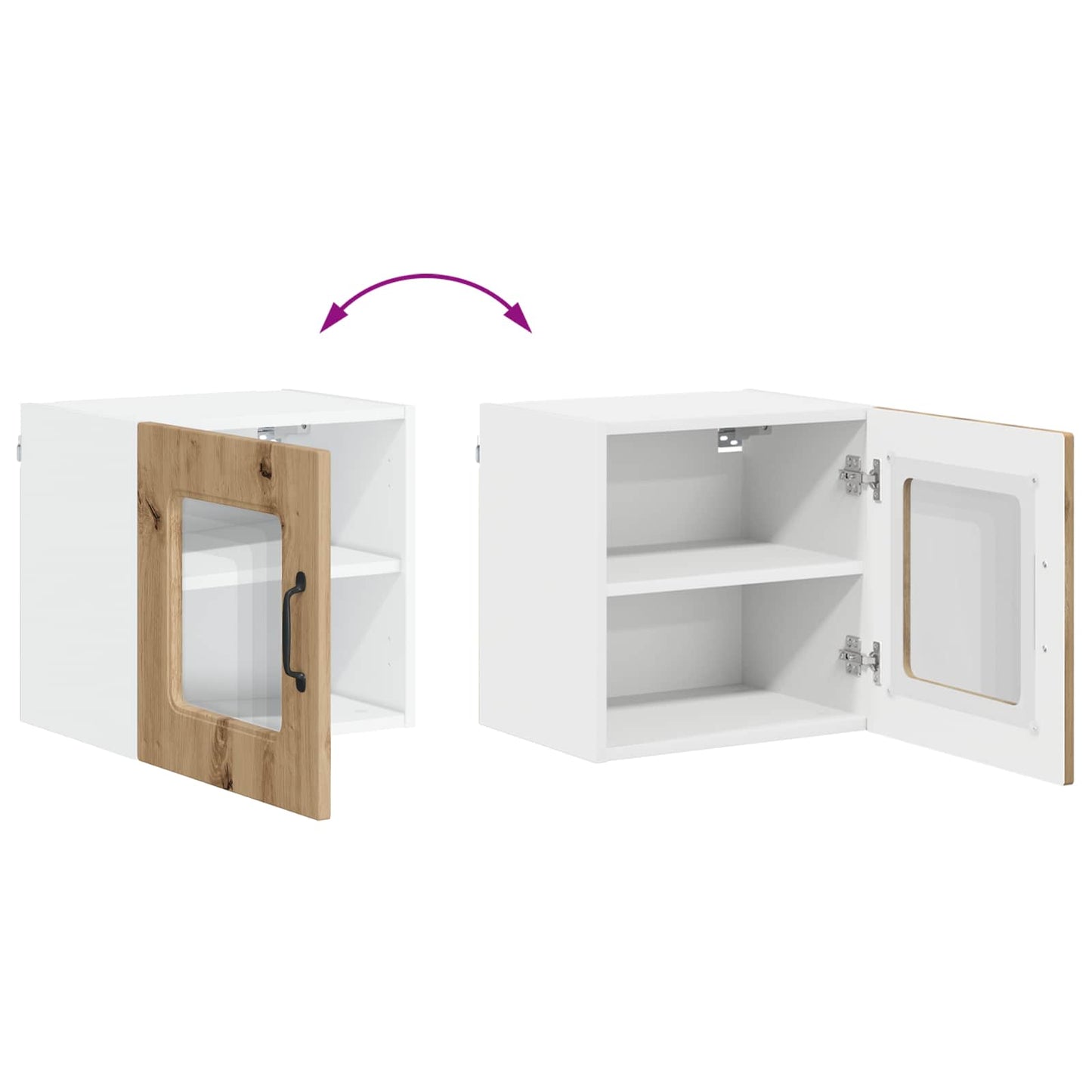 Dishwasher Panel Kalmar Artisan Oak 40 x 31 x 40 cm