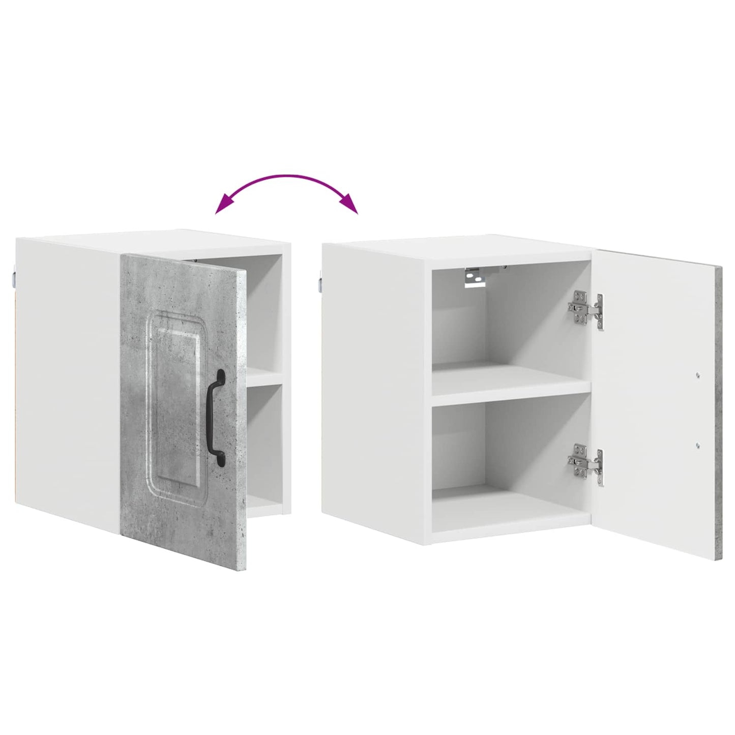 Dishwasher Panel Kalmar Concrete Grey 30 x 31 x 40 cm