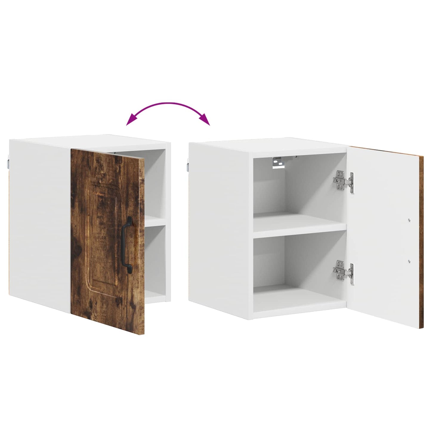 Dishwasher Panel Kalmar Smoked Oak 30 x 31 x 40 cm