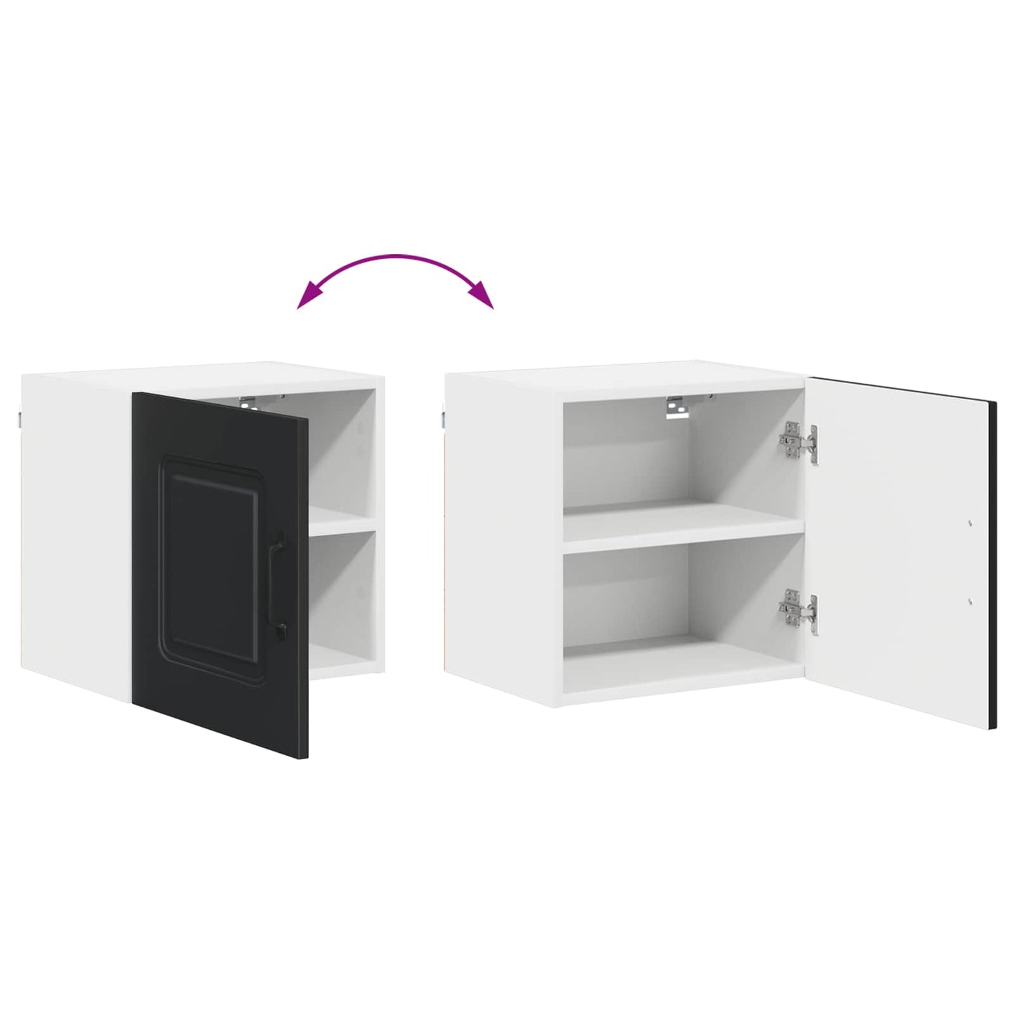 Dishwasher Panel Kalmar Black 40 x 31 x 40 cm Engineered Wood