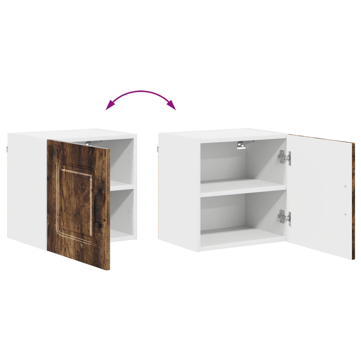 Dishwasher Panel Kalmar Smoked Oak 40 x 31 x 40 cm
