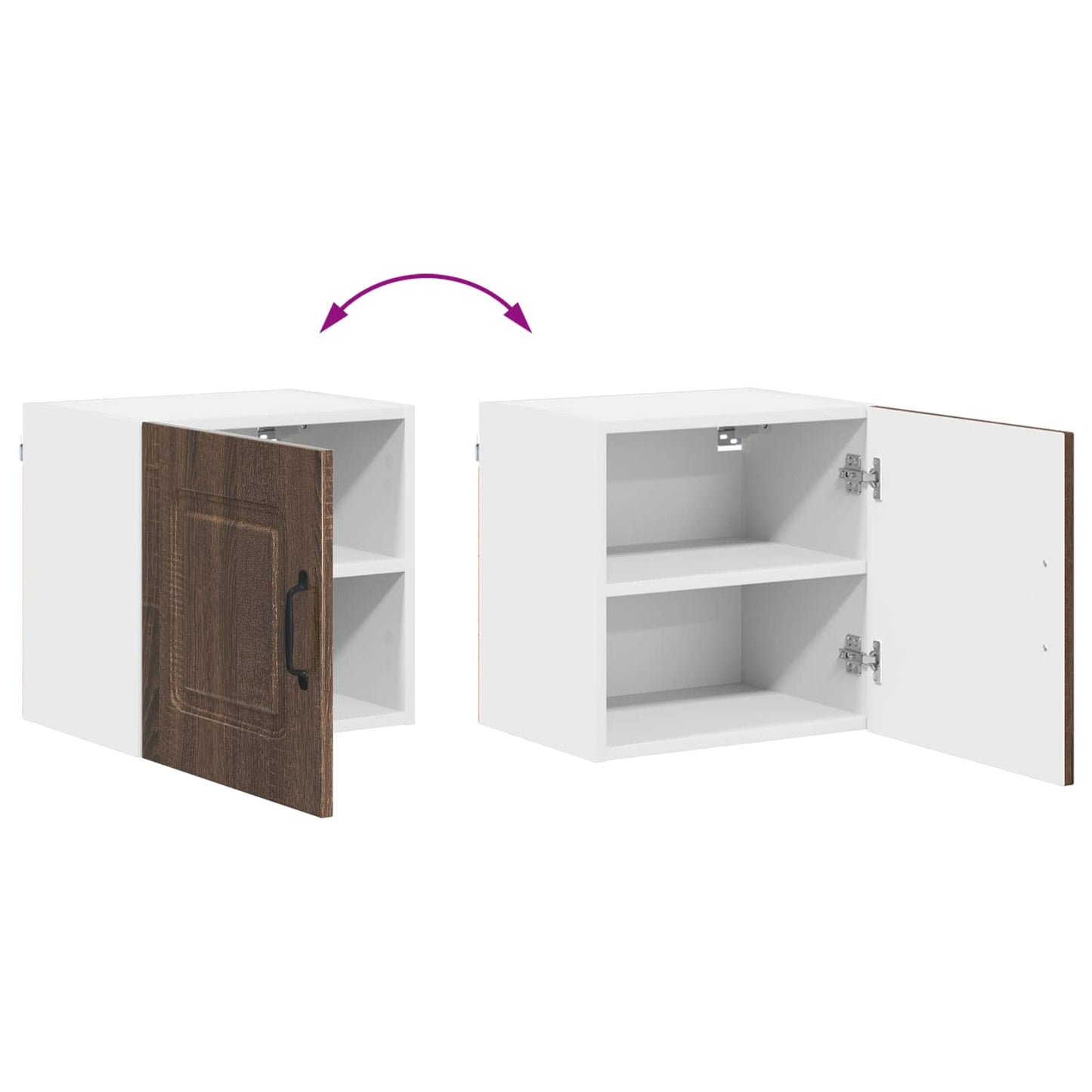 Dishwasher Panel Kalmar Brown Oak 40 x 31 x 40 cm