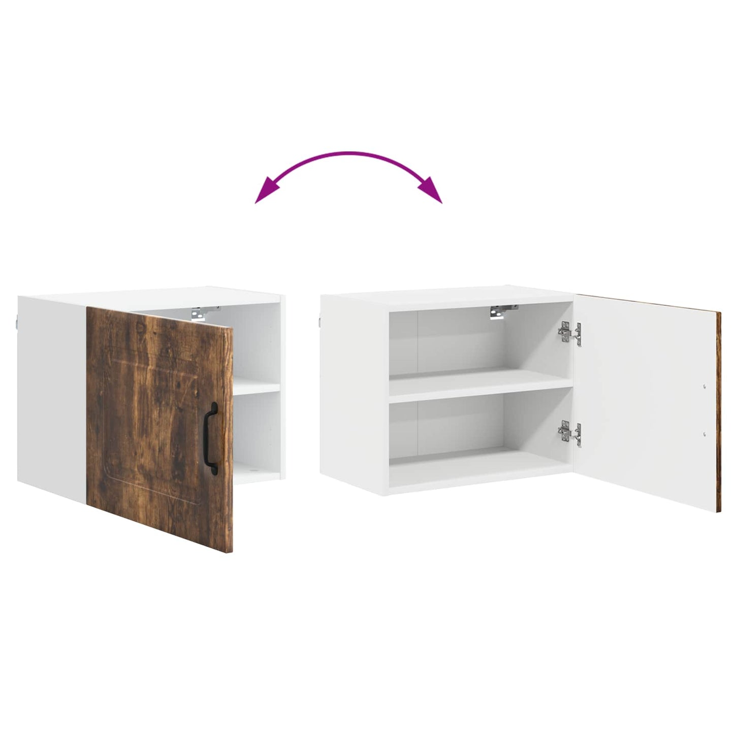 Dishwasher Panel Kalmar Smoked Oak 50 x 31 x 40 cm