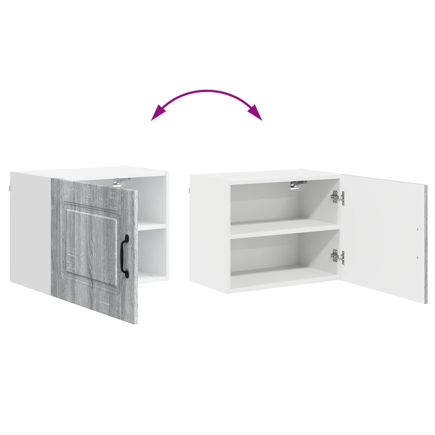 Dishwasher Panel Kalmar Grey Sonoma 50 x 31 x 40 cm