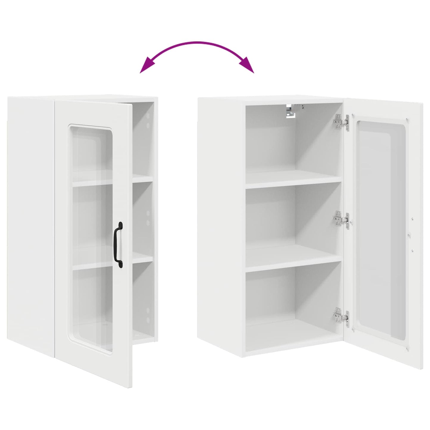 Dishwasher Panel Kalmar 2 pcs White Engineered Wood