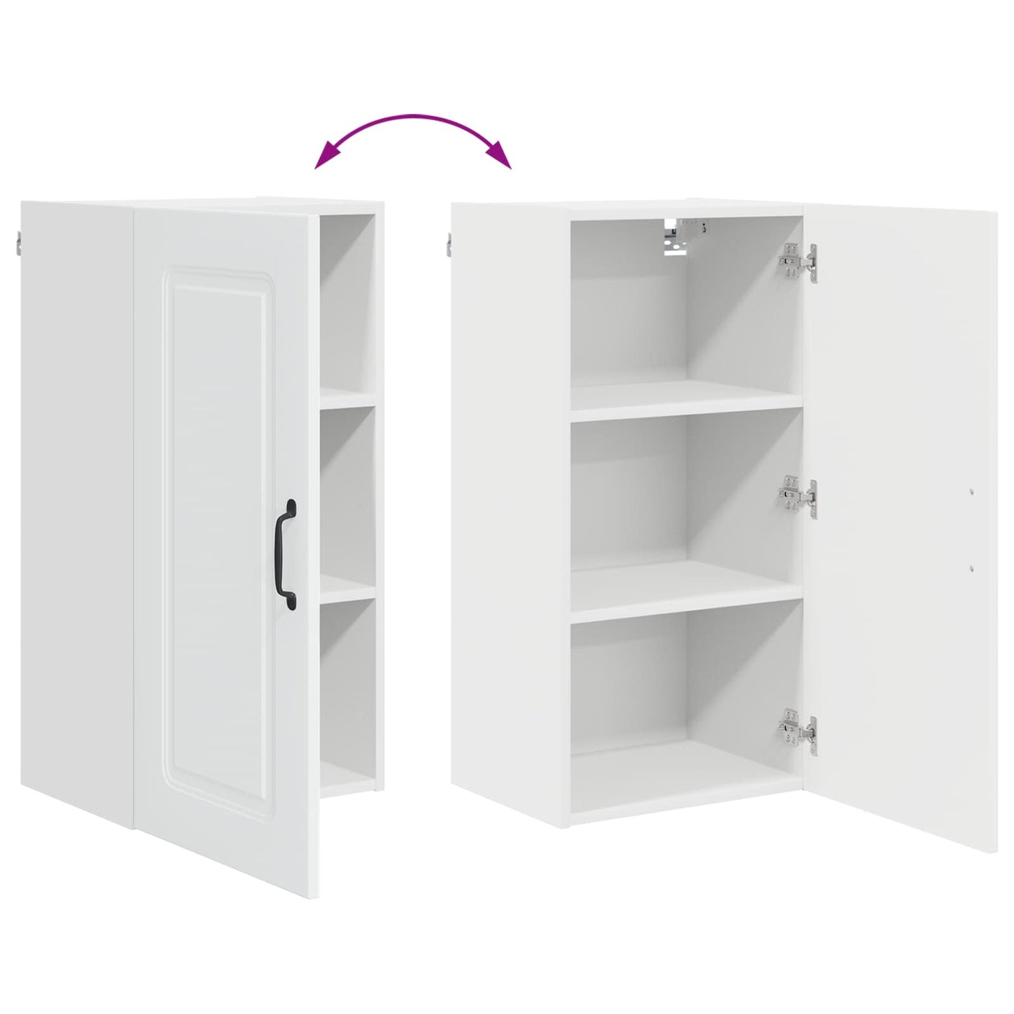 Dishwasher Panel Kalmar White 40 x 31 x 80 cm Engineered Wood