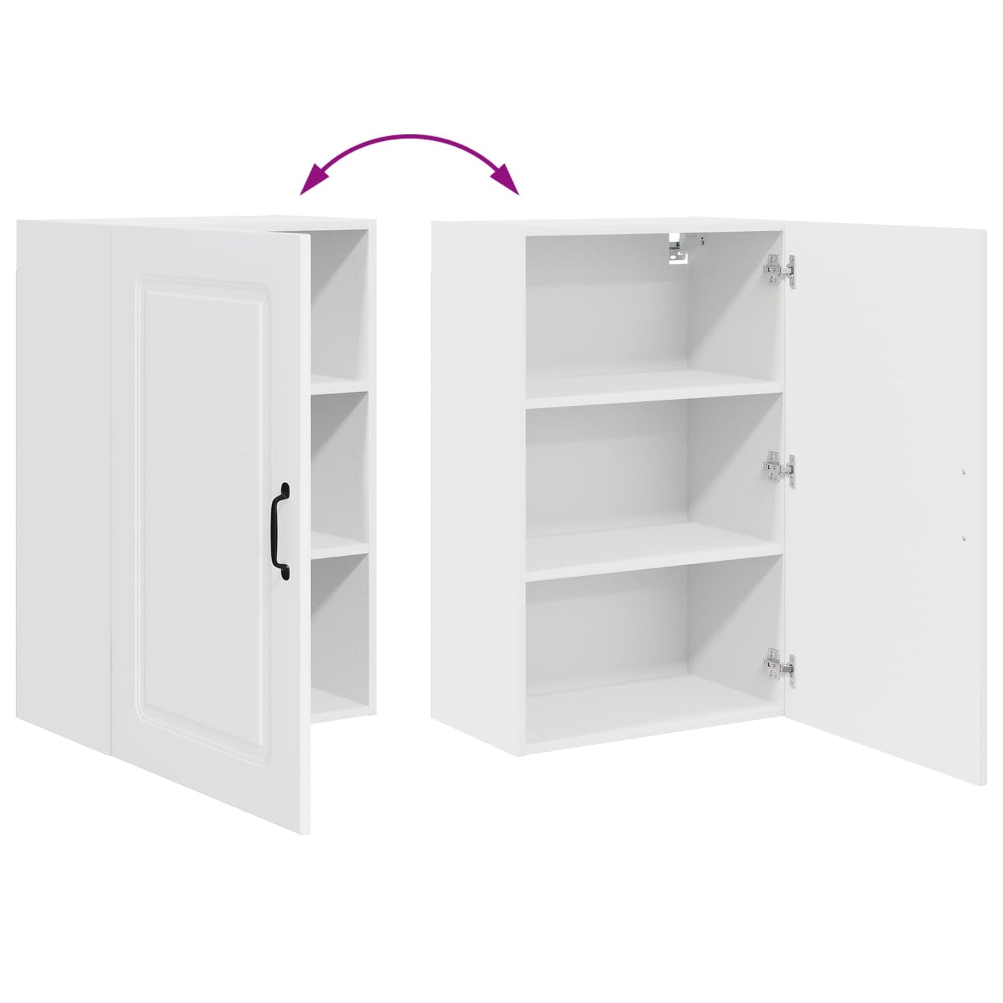 Dishwasher Panel Kalmar White 50 x 31 x 80 cm Engineered Wood