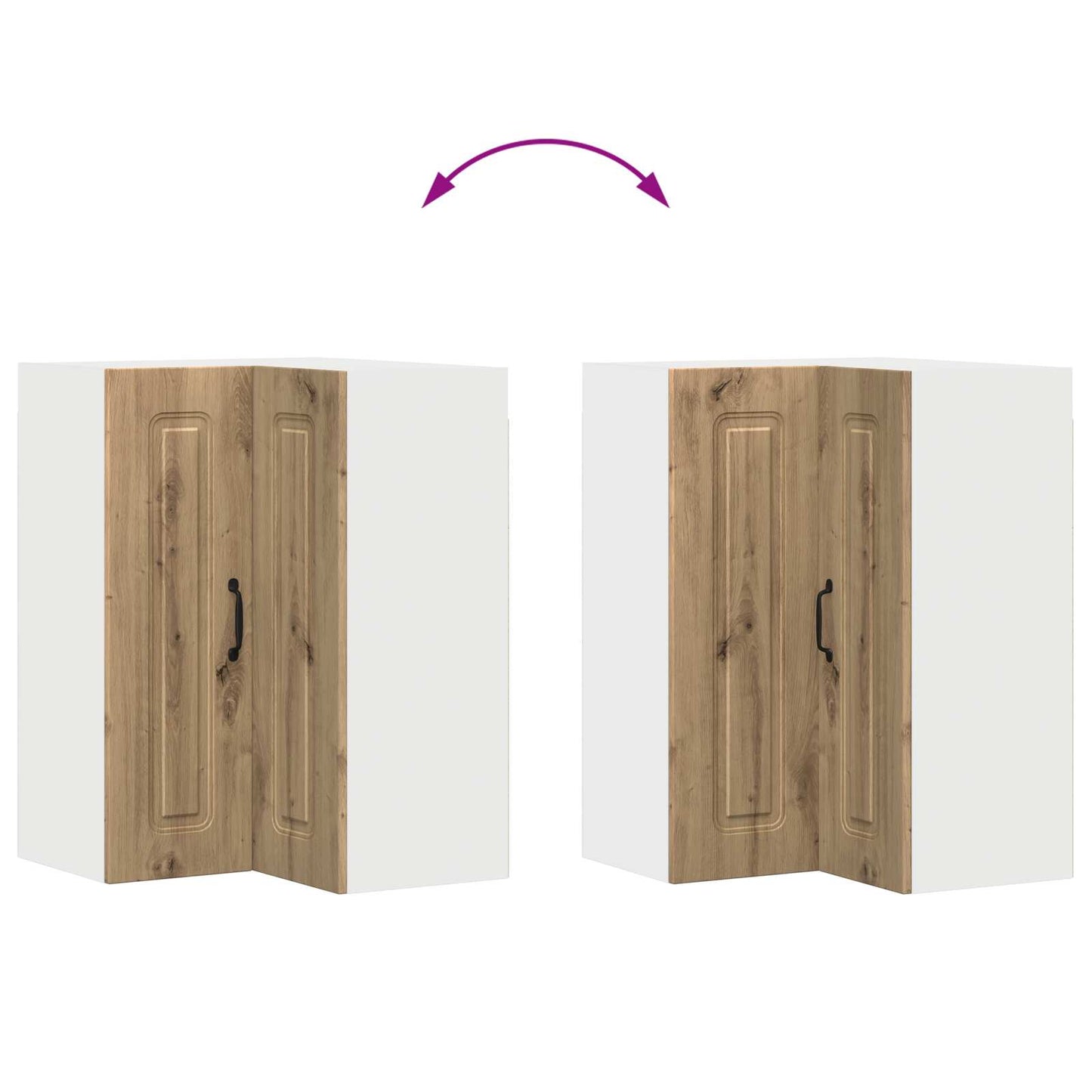Dishwasher Panel Kalmar Artisan Oak 57 x 57 x 80 cm