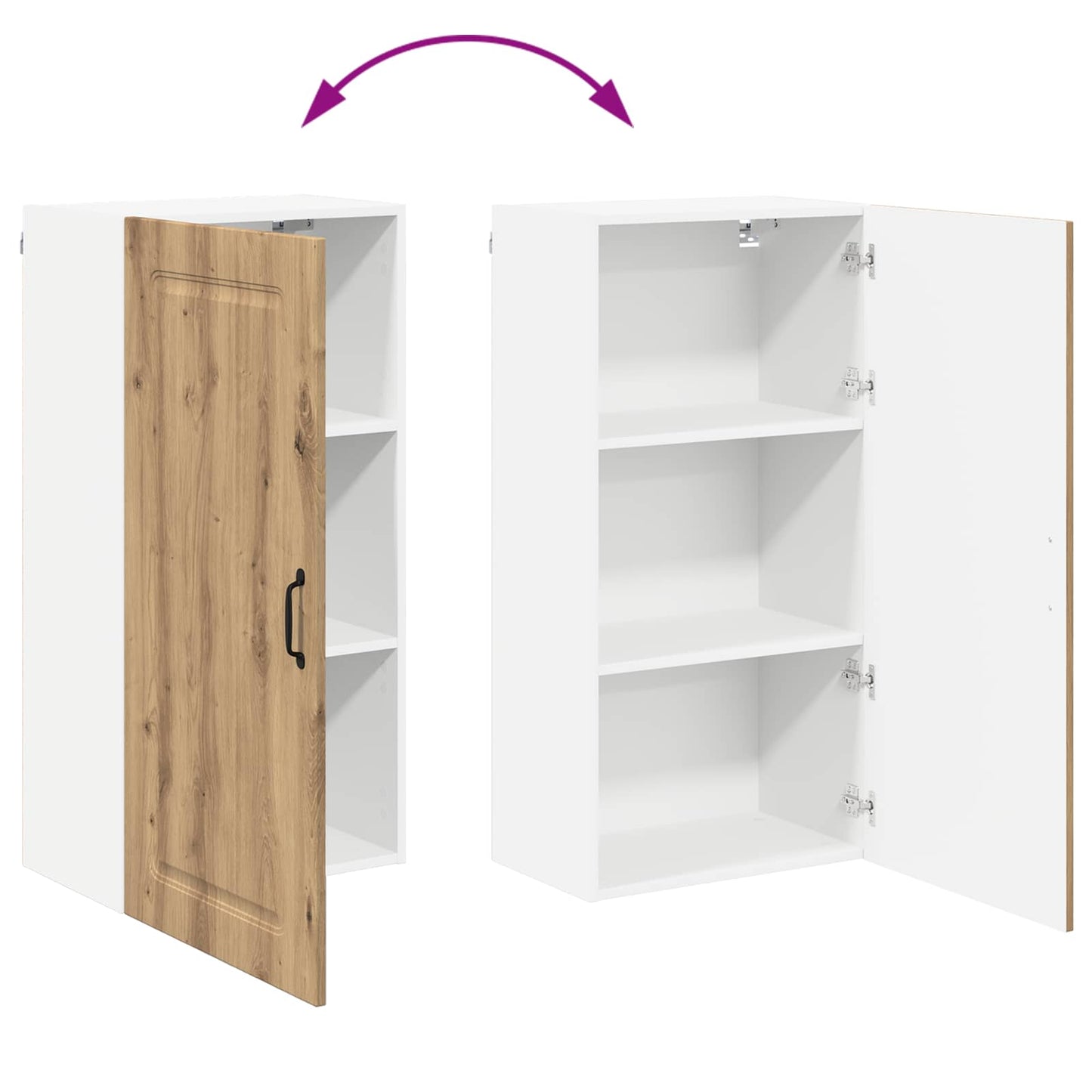 Dishwasher Panel Kalmar Artisan Oak 50 x 31 x 100 cm