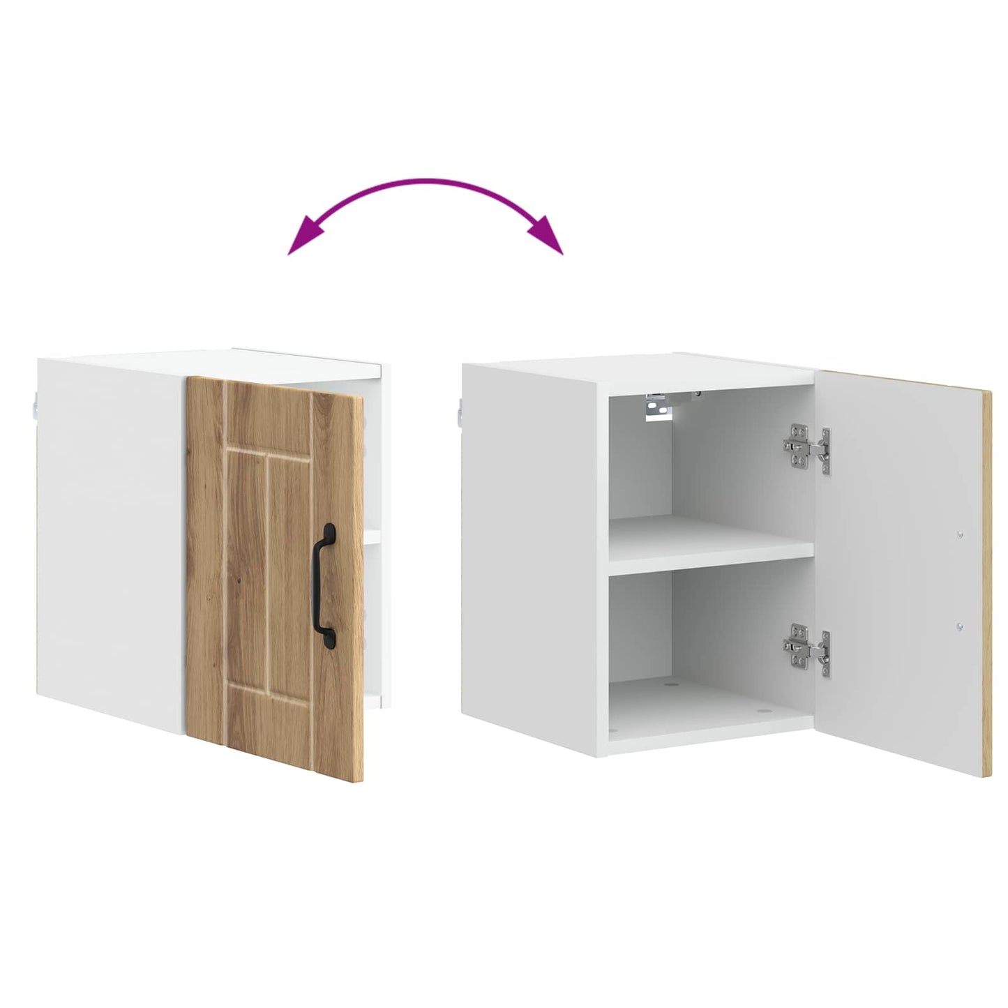 Wall Cabinet LUCCA Artisan Oak 30 x 31 x 40 cm Engineered Wood