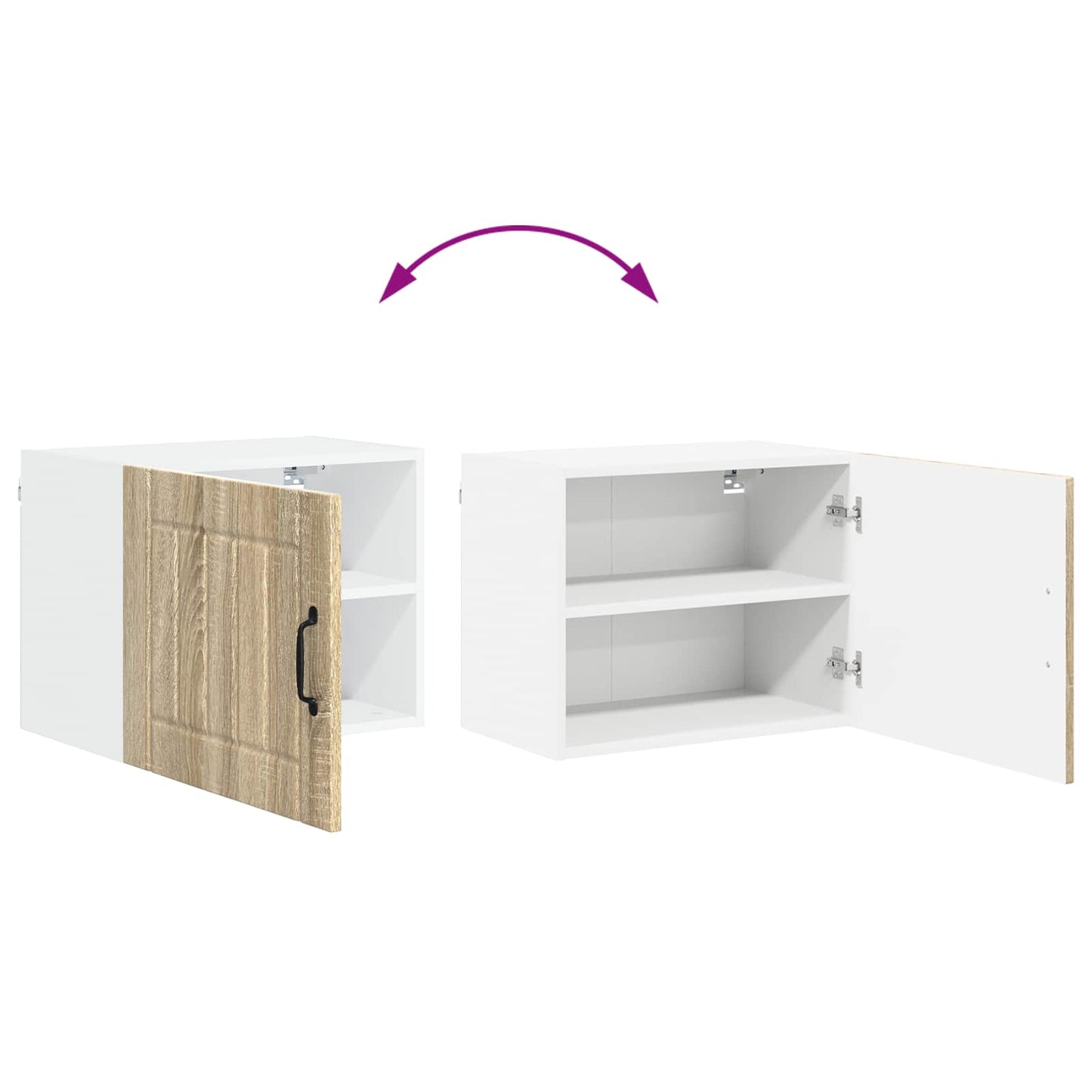 Wall Cabinet LUCCA Sonoma Oak 50 x 31 x 40 cm Engineered Wood