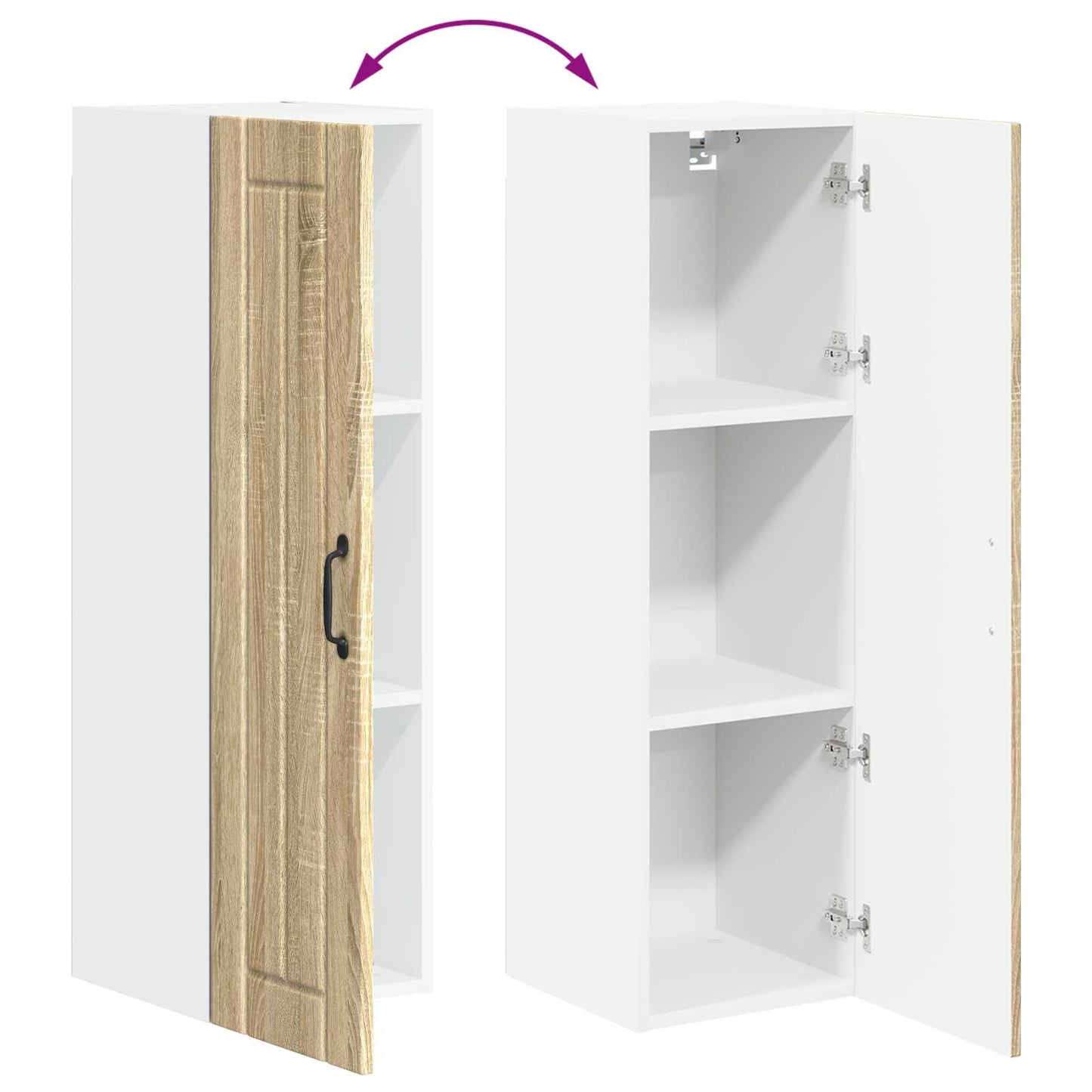 Wall Cabinet LUCCA Sonoma Oak 30 x 31 x 100 cm Engineered Wood