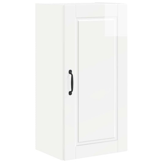 Wall Cabinet PORTO High Gloss White 40 x 31 x 80 cm