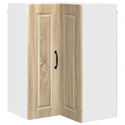 Wall Corner Cabinet PORTO Sonoma Oak 57 x 57 x 80 cm