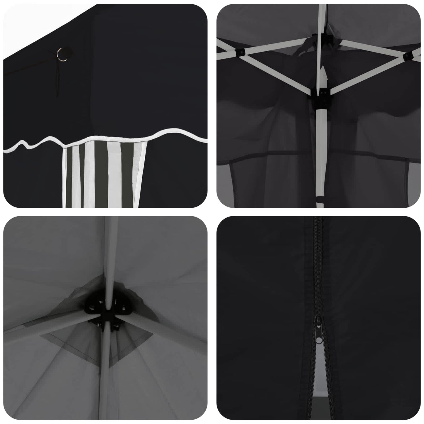 Pop-up Party Tent 575 x 288 x 245 cm Antracite