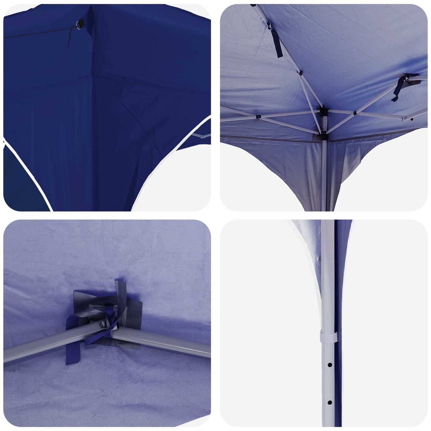 Pop-up Party Tent 192 x 192 x 245 cm Blue