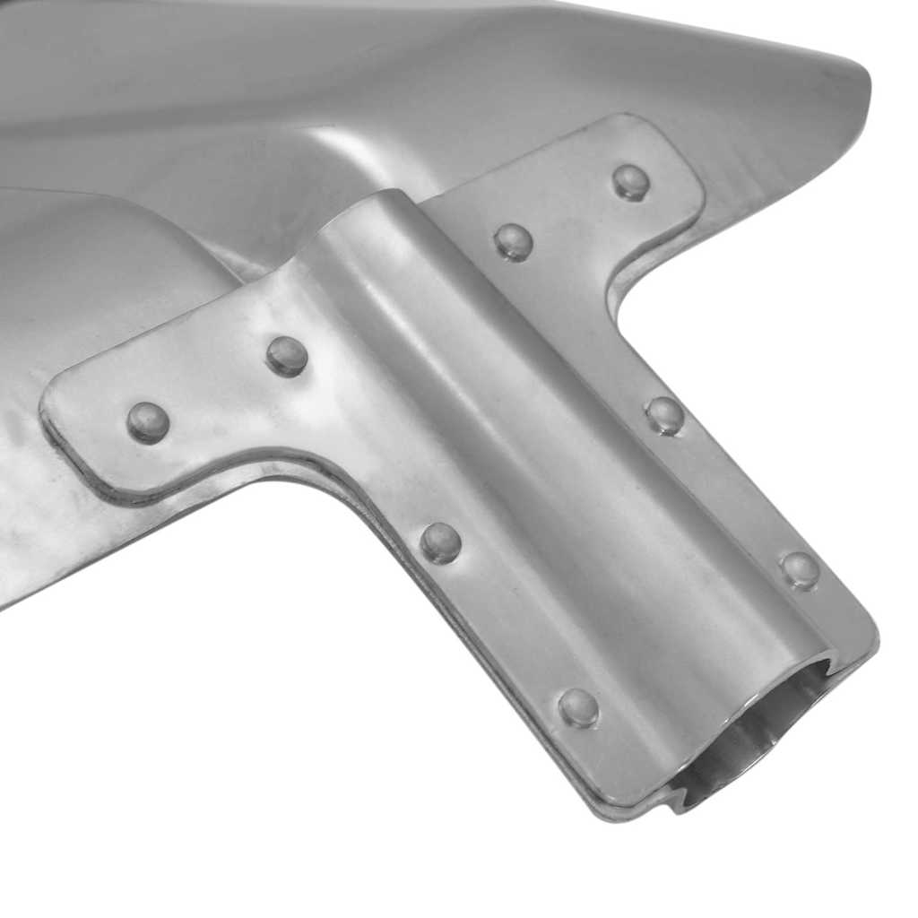 Shovel Head 4 pcs Silver 45 x 38 cm Aluminum