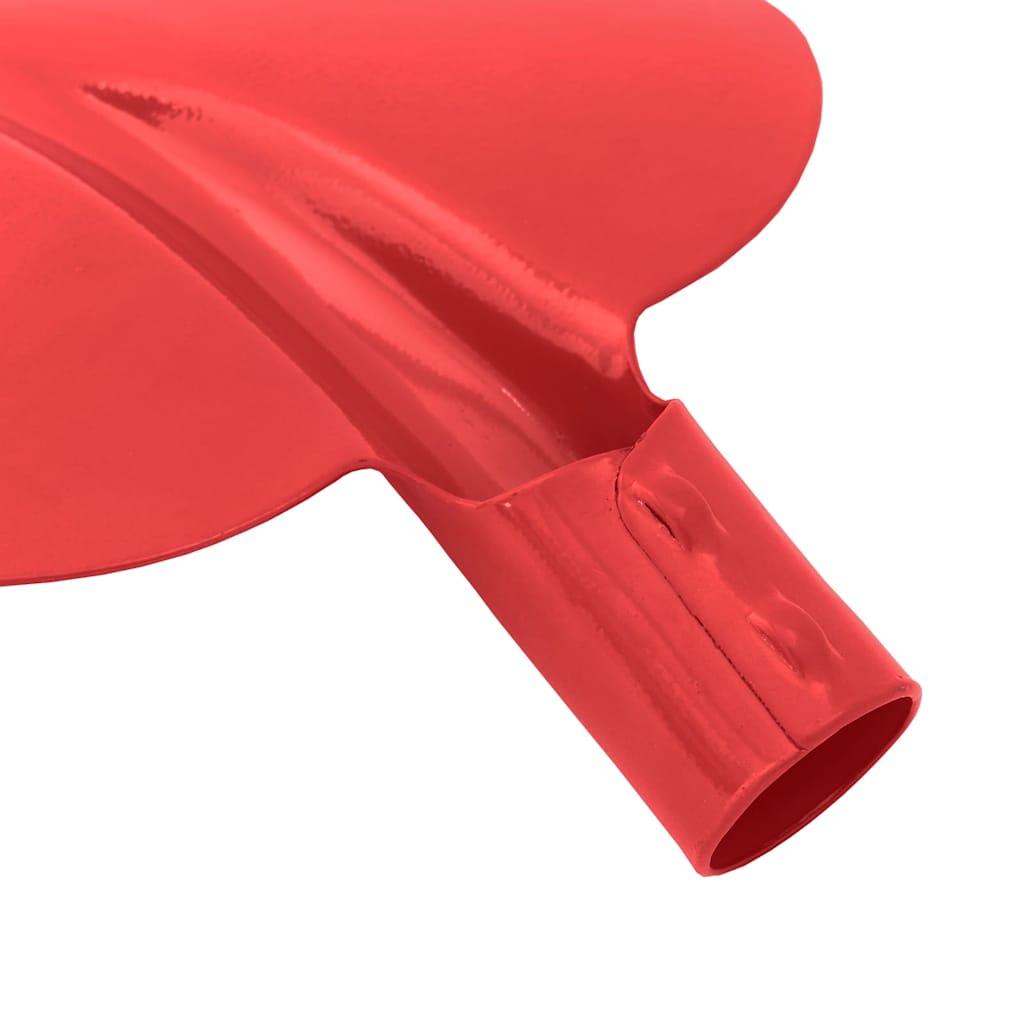 Shovel Head 4 pcs Red 32 x 24.5 cm Powder-Coated Steel