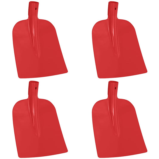 Shovel Head 4 pcs Red 32 x 24.5 cm Powder-Coated Steel