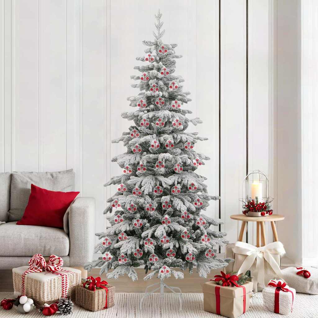Christmas Bauble Set 100 pcs Transparent Ø 8 cm
