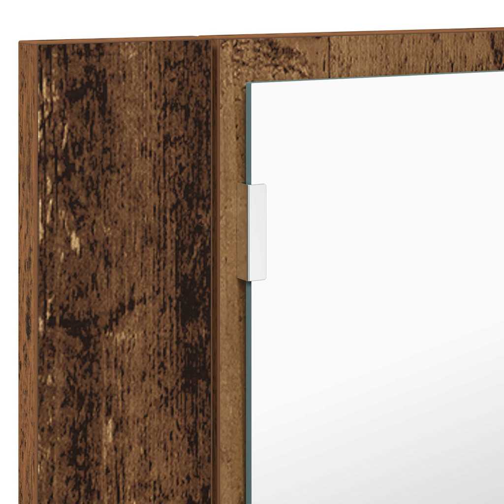 Bathroom Mirror Cabinet Old Wood 80 x 12 x 45 cm