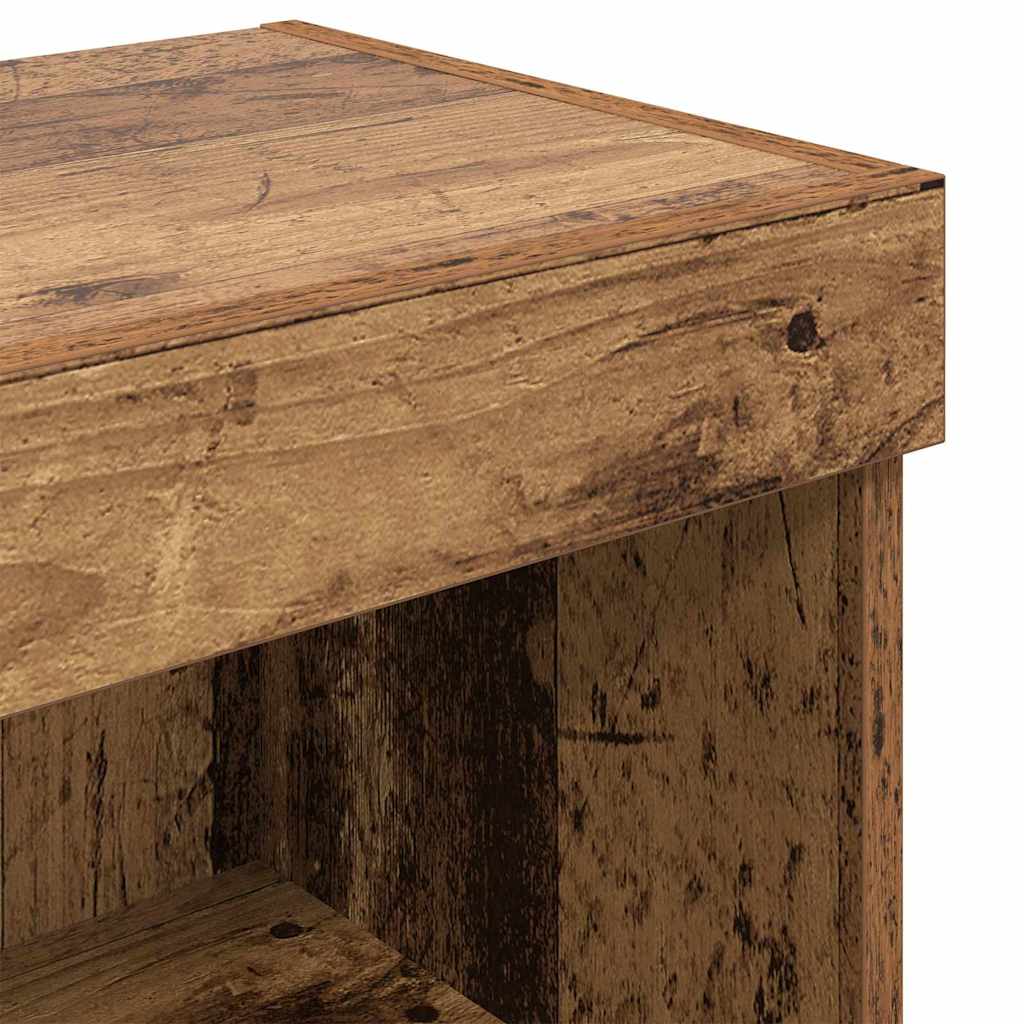 TV Cabinet Set Old Wood Engineered Wood