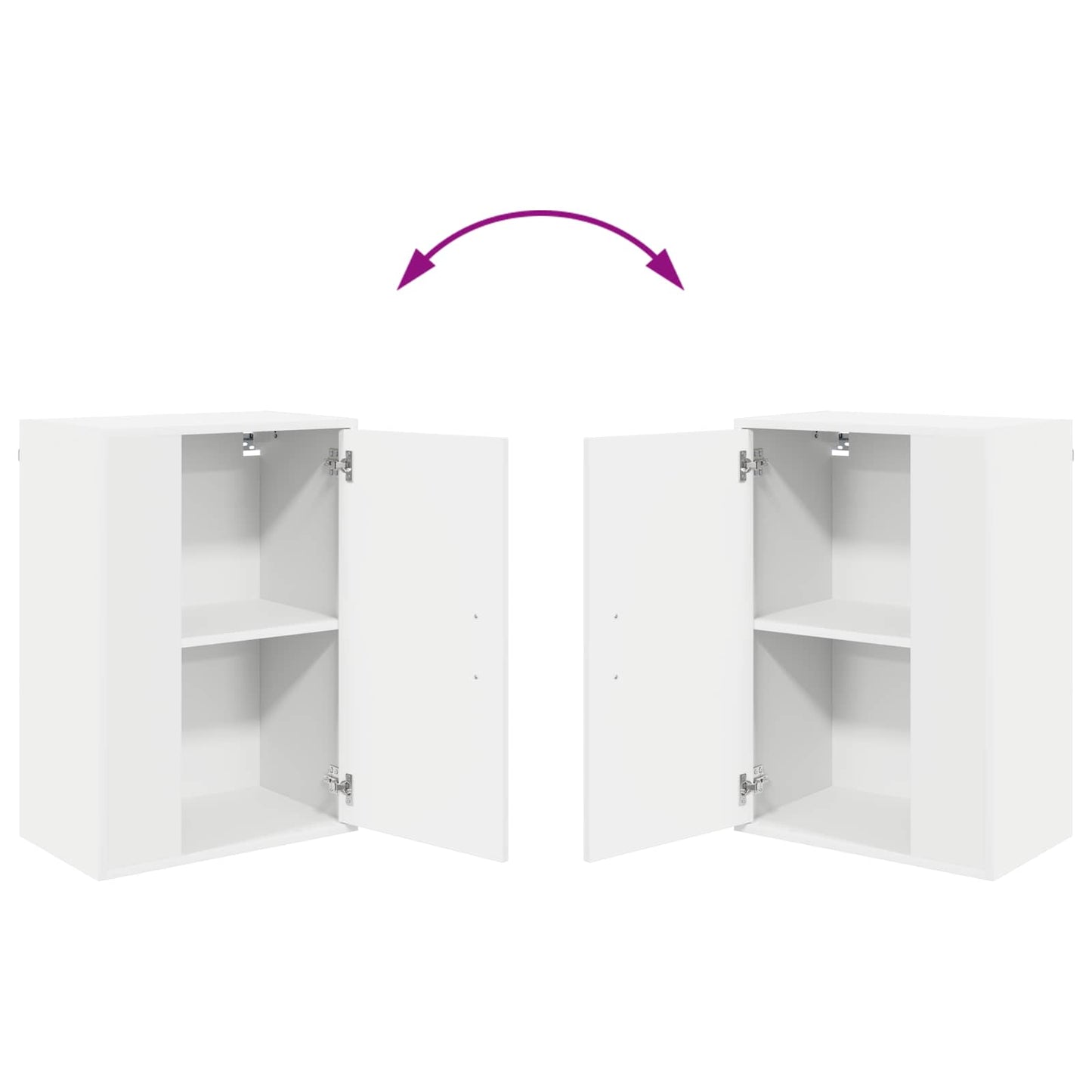 TV Cabinet Set White Engineered wood