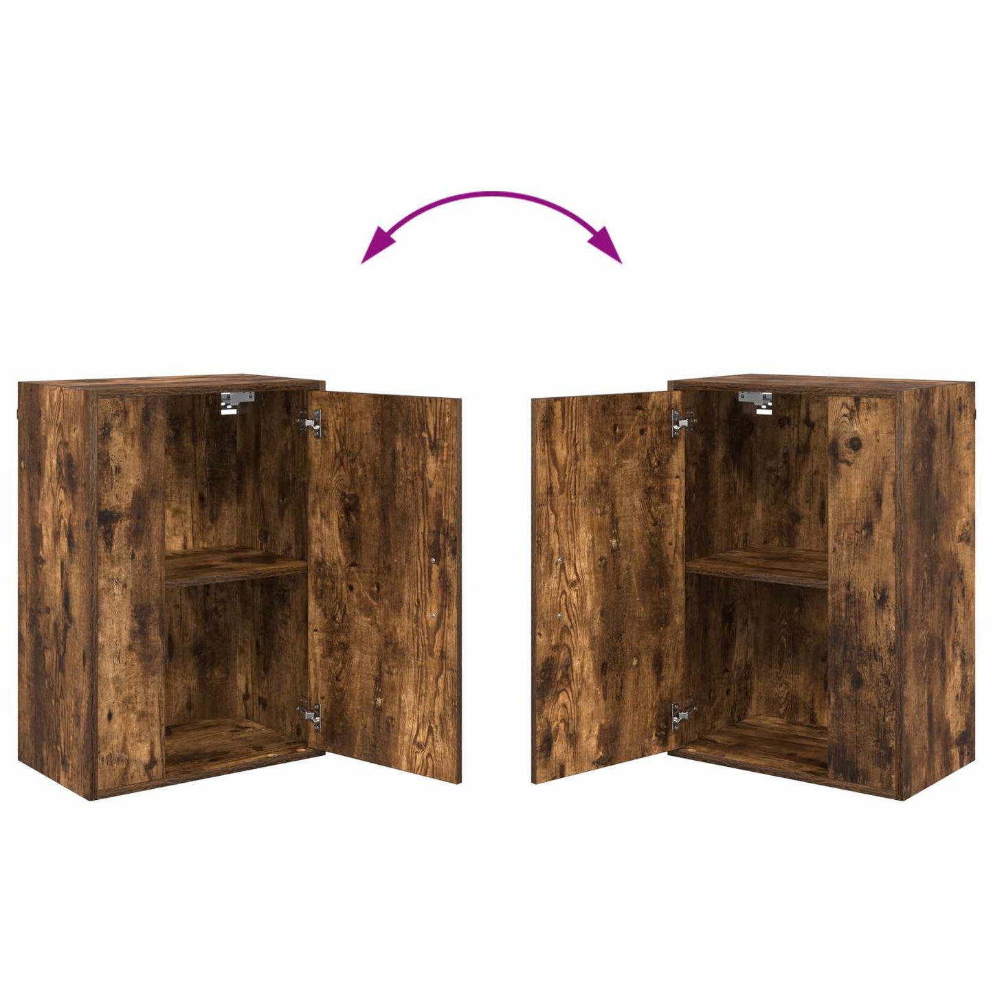 TV Cabinet Set Somoked Oak Engineered wood