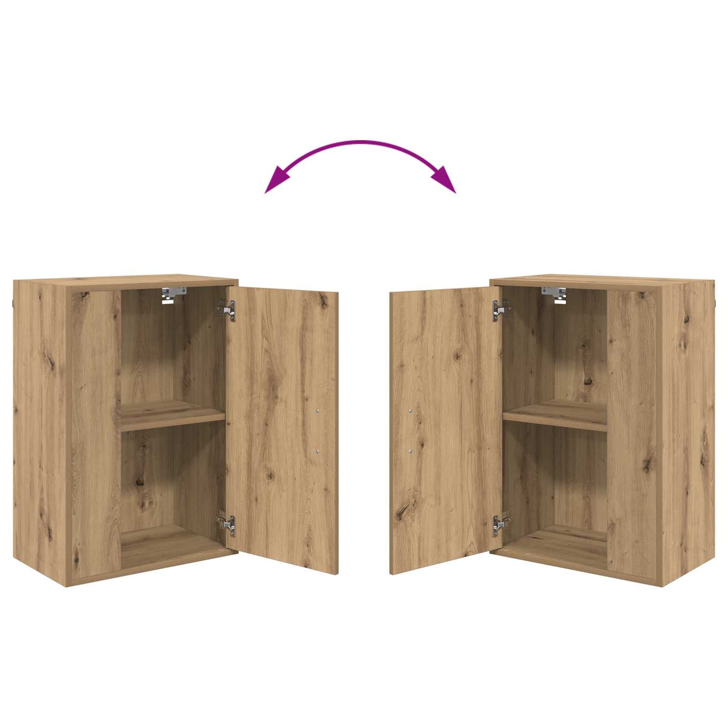 TV Cabinet Set Artisan Oak Engineered wood