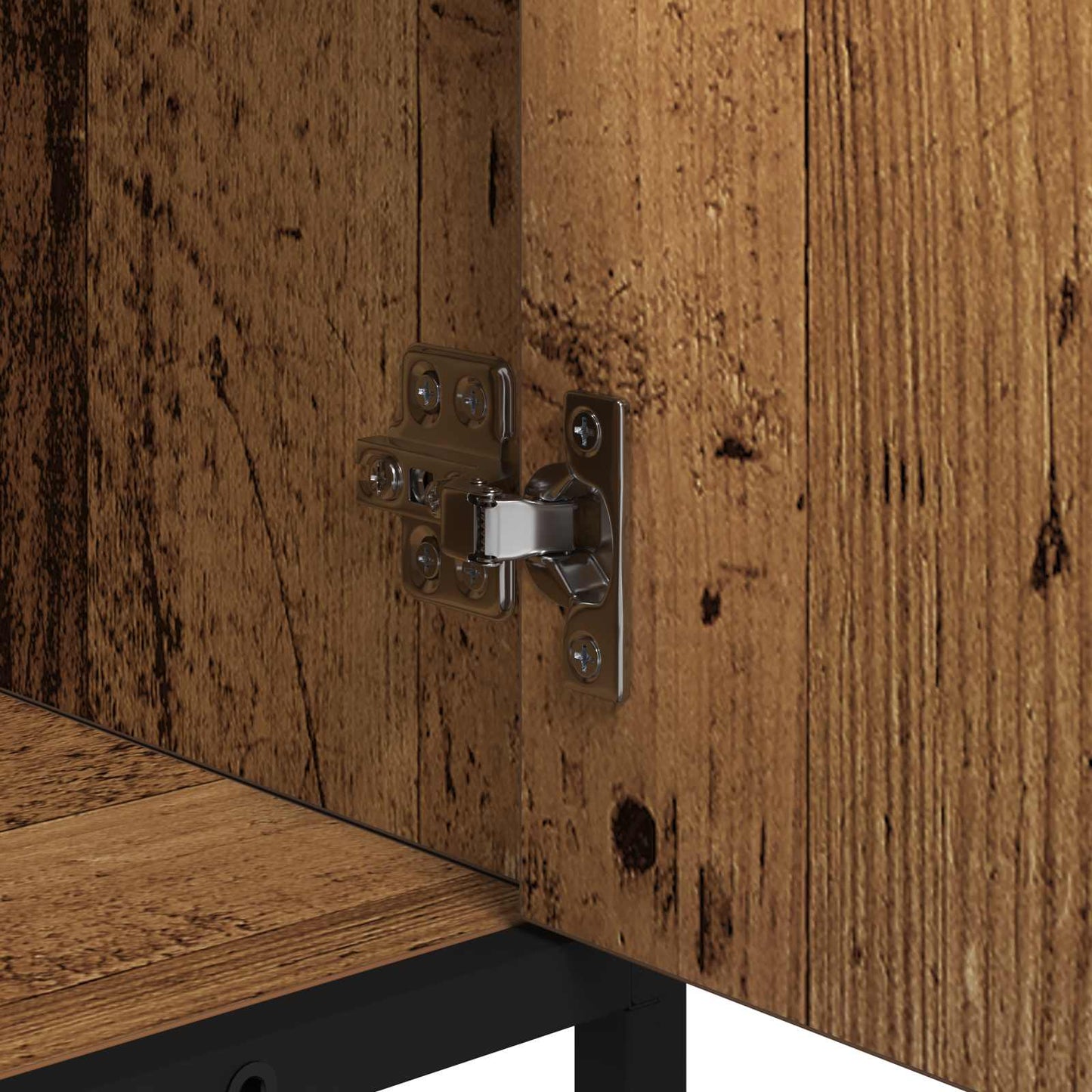 Bathroom Furniture Set 2 pcs Old Wood Engineered Wood