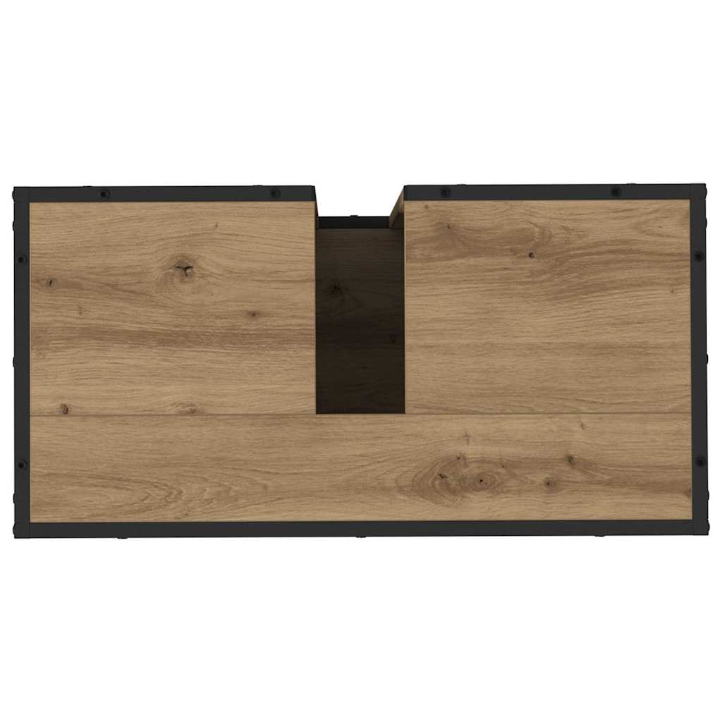 Bathroom Furniture Set 4 pcs Artisan Oak Engineered Wood