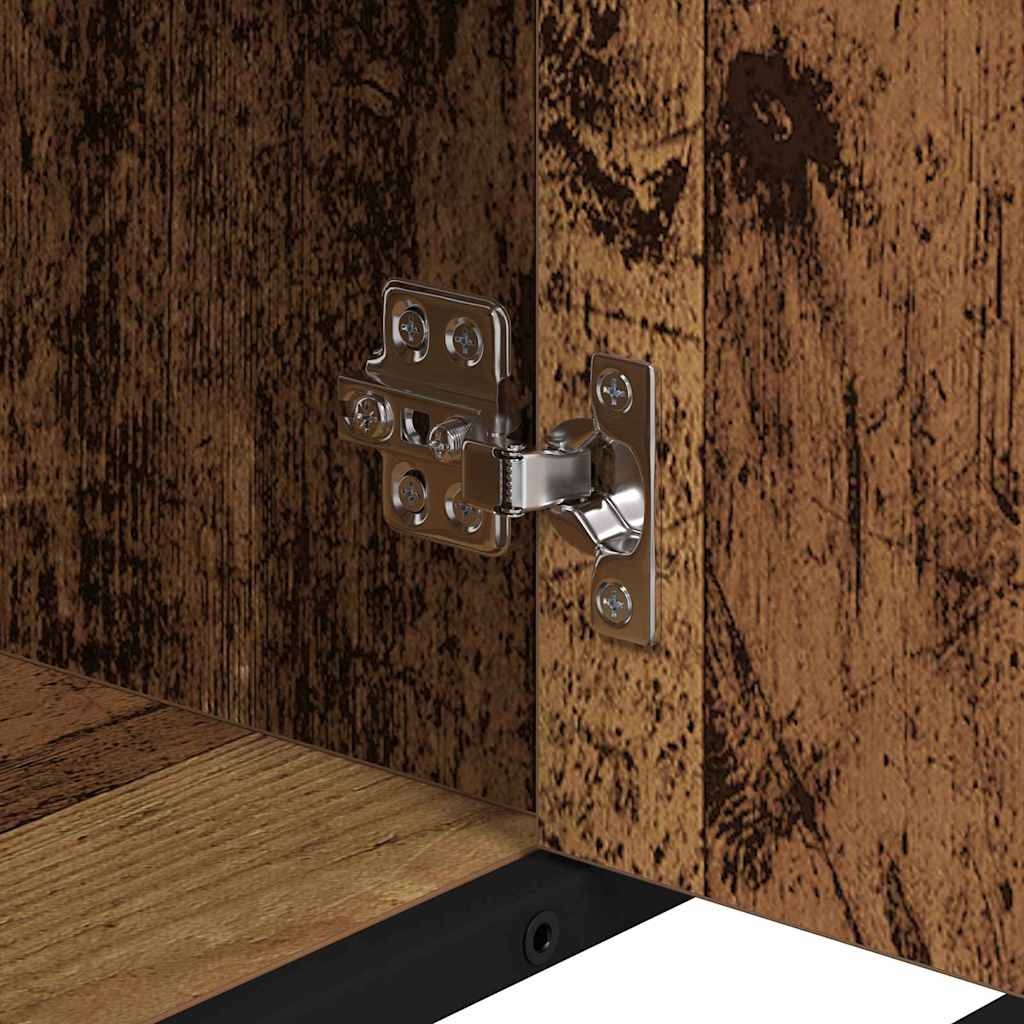 Bathroom Furniture Set 2 pcs Old Wood Engineered Wood
