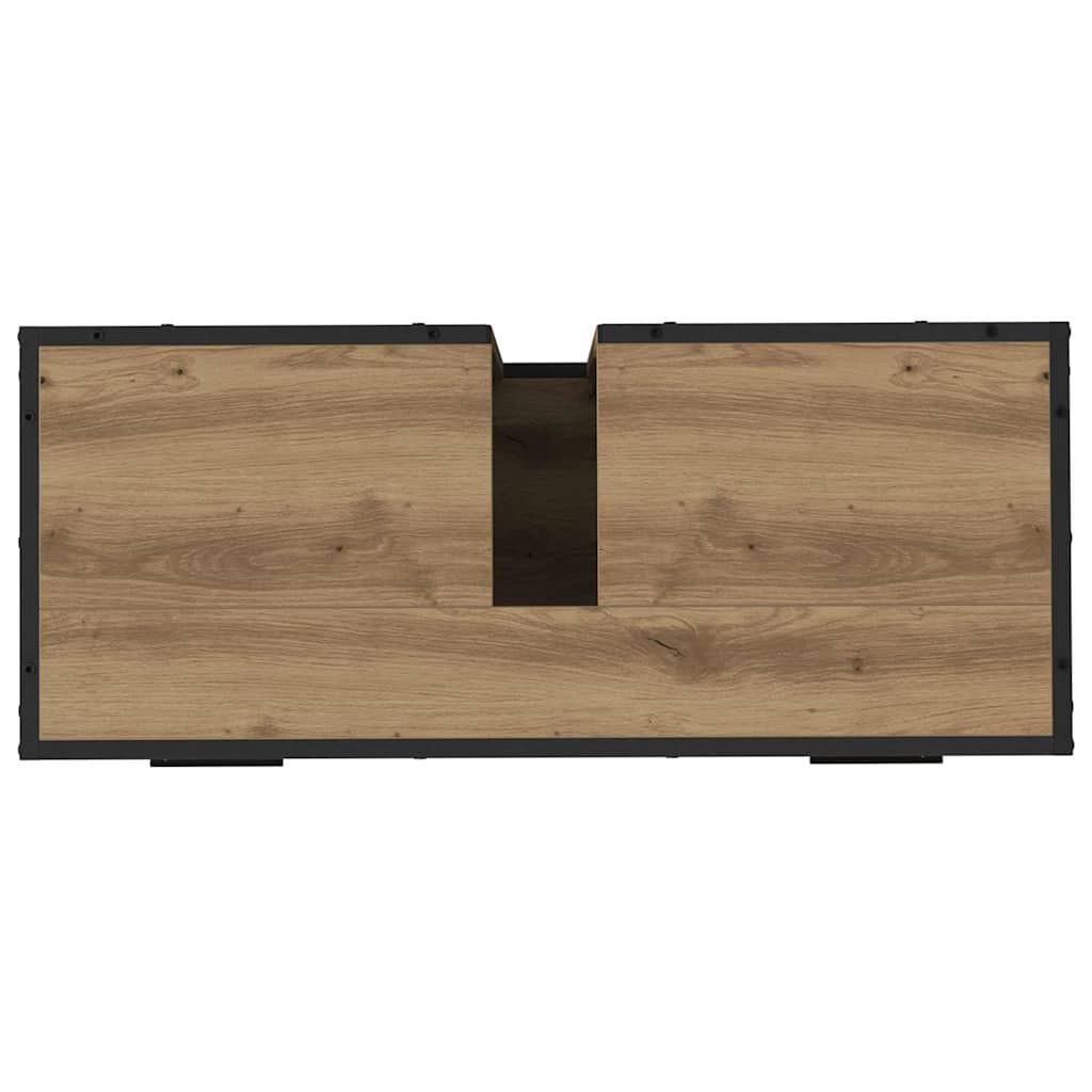 Bathroom Furniture Set 4 pcs Artisan Oak Engineered Wood