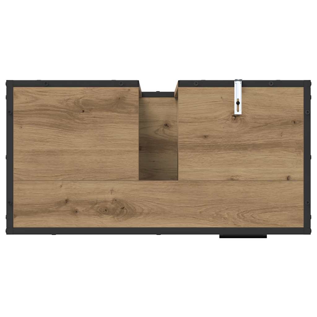 Bathroom Furniture Set 4 pcs Artisan Oak Engineered Wood